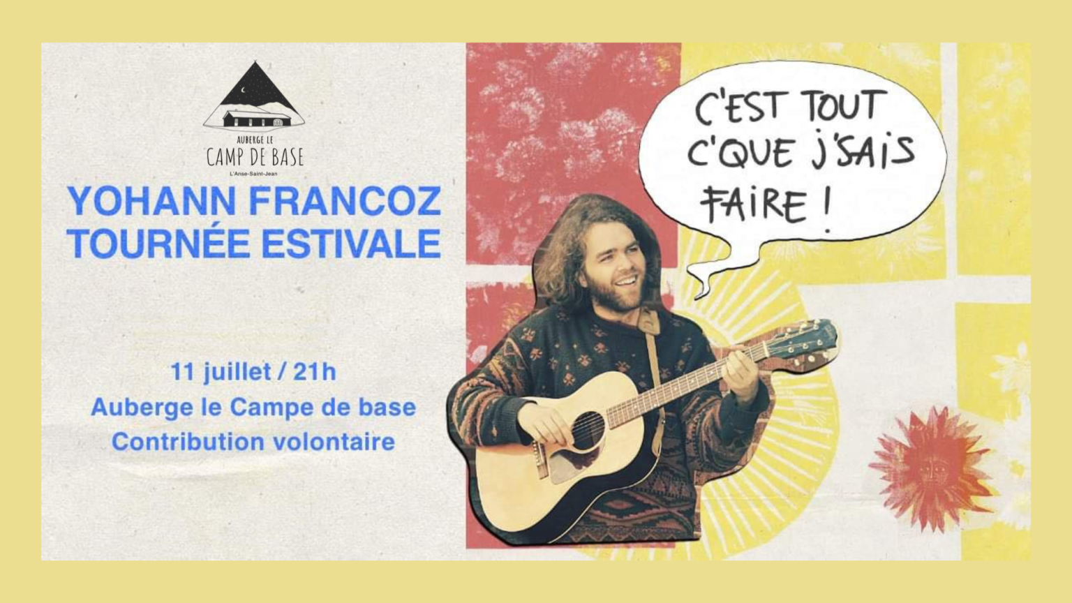 Spectacle Yohann Francoz